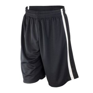 Spiro Mens Basketball Shorts / Black/White
